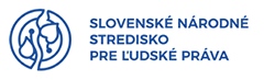 Logo partnera Slovenské národné stredisko pre ľudské práva